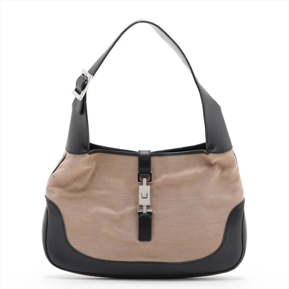 Gucci Jackie 001 3306 Leather Shoulder Bag, One-Shoulder Tote Handbag for Women